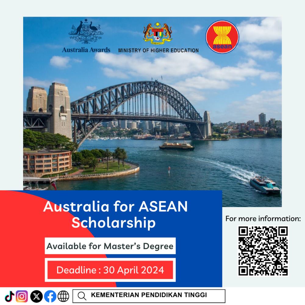 Poster Australia for ASEAN Scholarship 1