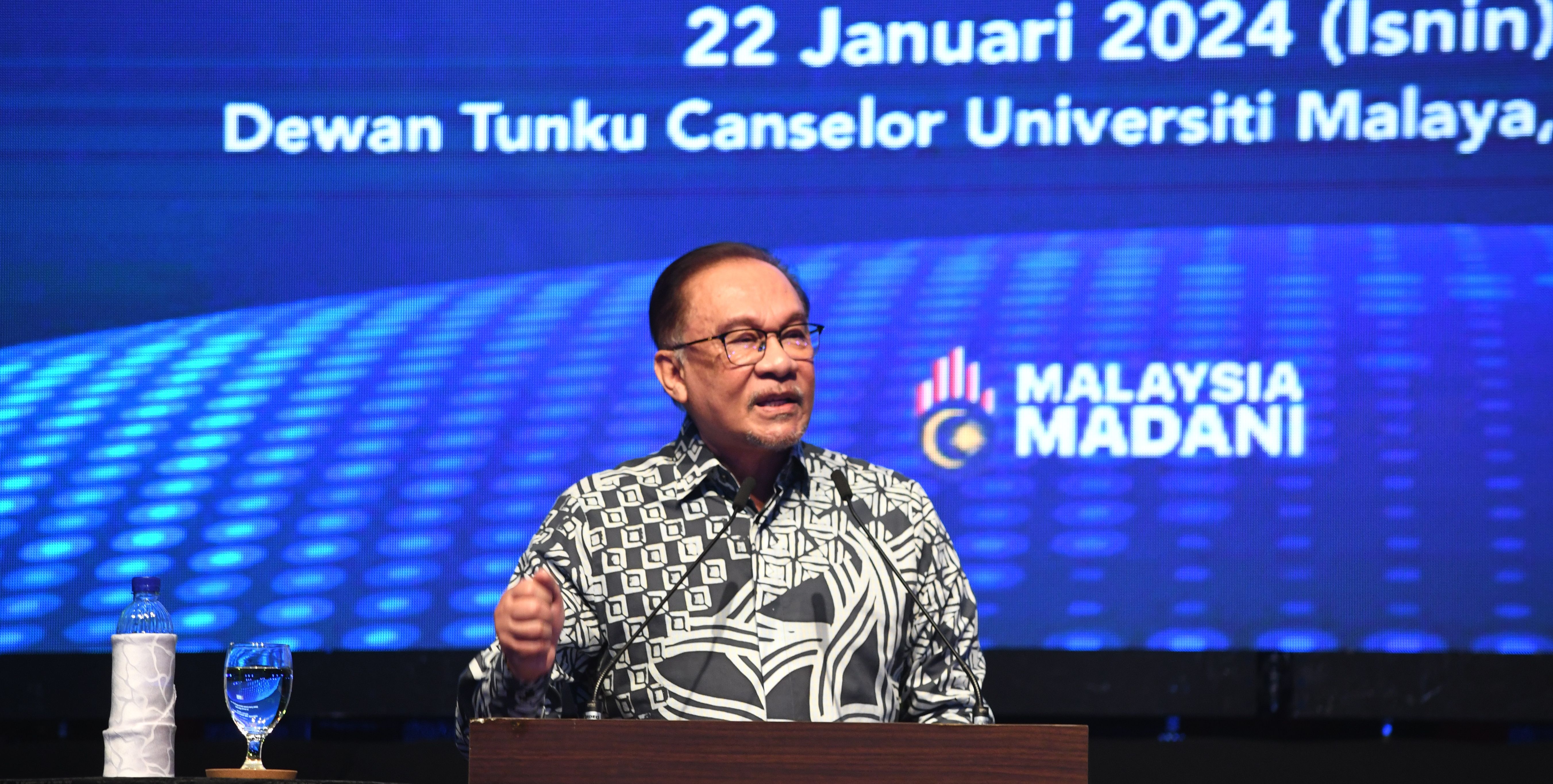 PM Rasmi Wacana Pemikir Global 2024 Anjuran Universiti Malaya