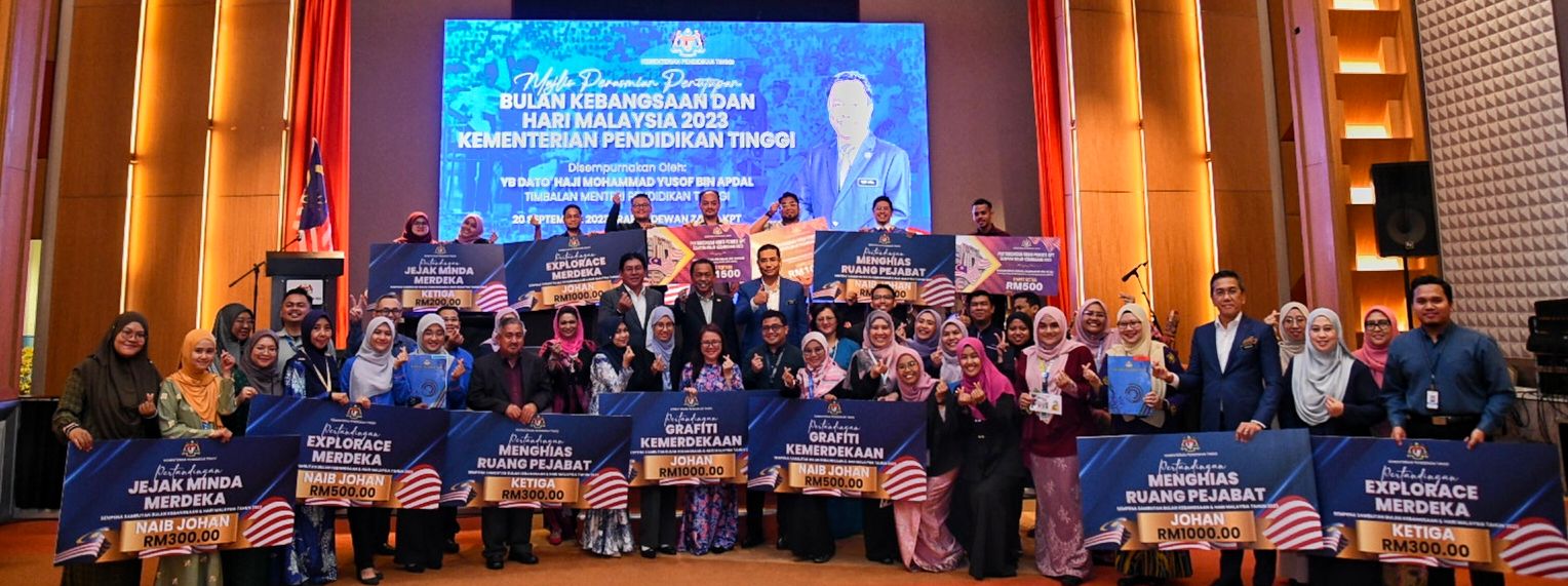 YB Timbalan Menteri Rasmi Penutup Sambutan Bulan Kebangsaan Dan Hari Malaysia 2023 Peringkat KPT