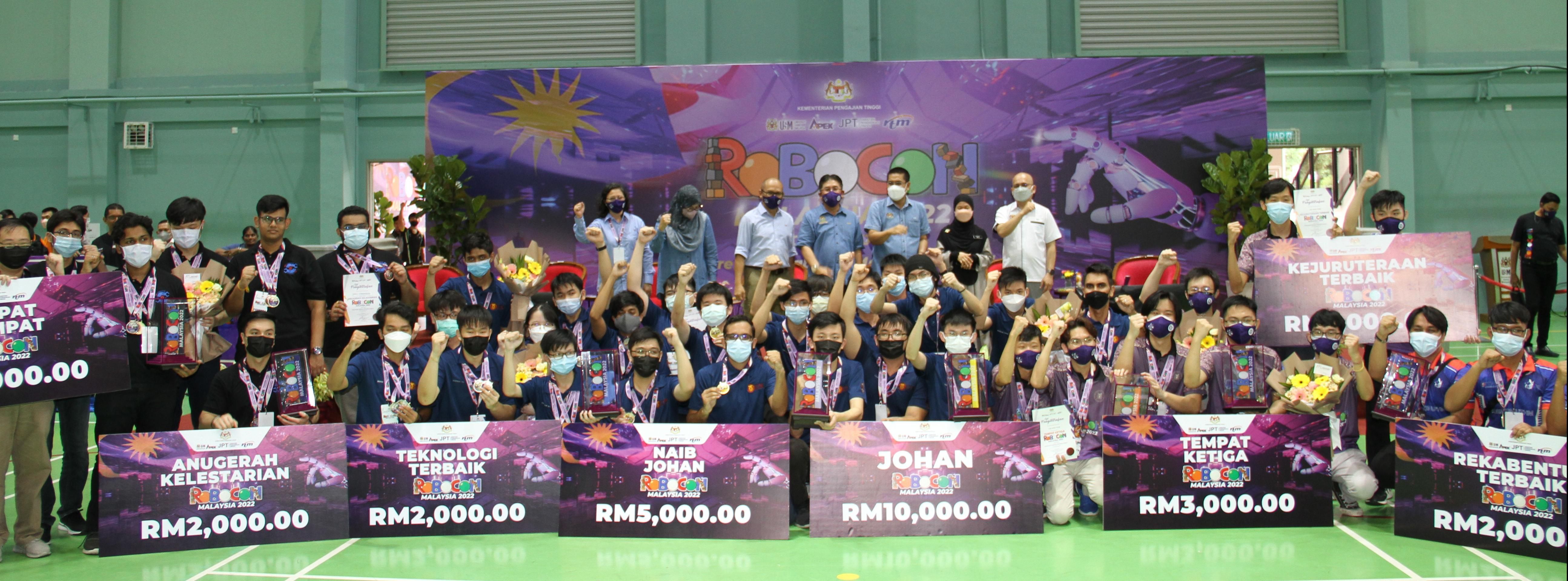 UTM Muncul Juara Robocon Malaysia 2022
